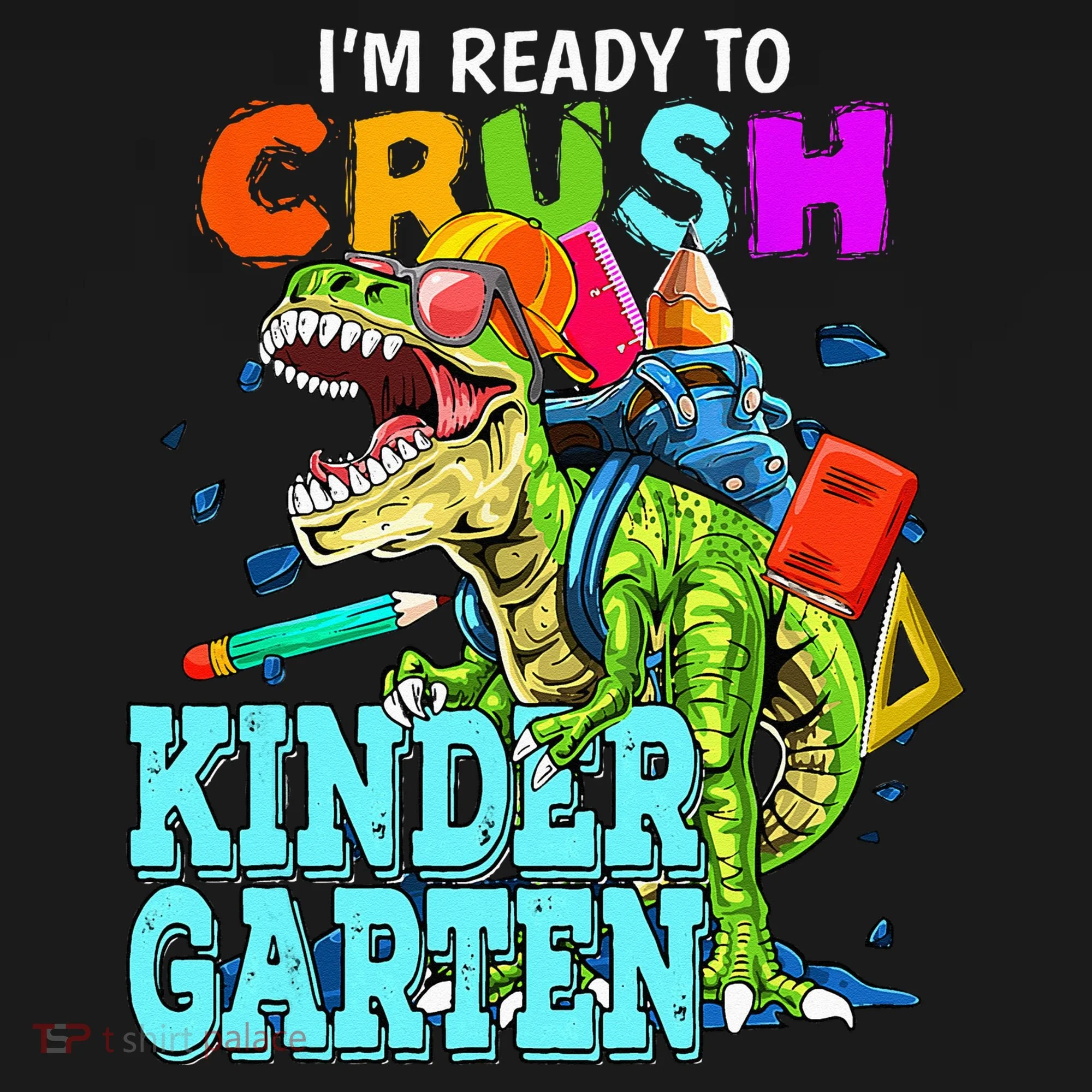 I'm Ready To Crush Kindergarten Dinosaur Back To School Ornament