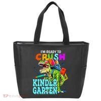 I'm Ready To Crush Kindergarten Dinosaur Back To School Tote Bag thumb 0