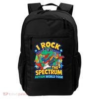 I ROCK THE SPECTRUM Rockin Autism Different Tune World Backpack thumb 0