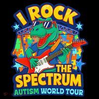 I ROCK THE SPECTRUM Rockin Autism Different Tune World Coffee Mug thumb 5