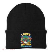 I ROCK THE SPECTRUM Rockin Autism Different Tune World Beanie thumb 0