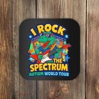 I ROCK THE SPECTRUM Rockin Autism Different Tune World Coaster thumb 0
