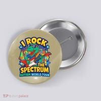 I ROCK THE SPECTRUM Rockin Autism Different Tune World Button thumb 0