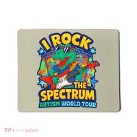 I ROCK THE SPECTRUM Rockin Autism Different Tune World Mousepad thumb 0