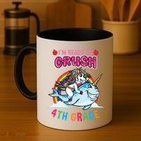 Im Ready To Crush 4Th Grade Unicorn Back To School Gift Coffee Mug thumb 4