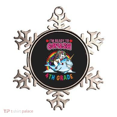 Im Ready To Crush 4Th Grade Unicorn Back To School Gift Ornament