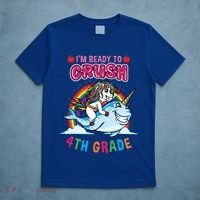 Im Ready To Crush 4Th Grade Unicorn Back To School Gift T-Shirt thumb 5
