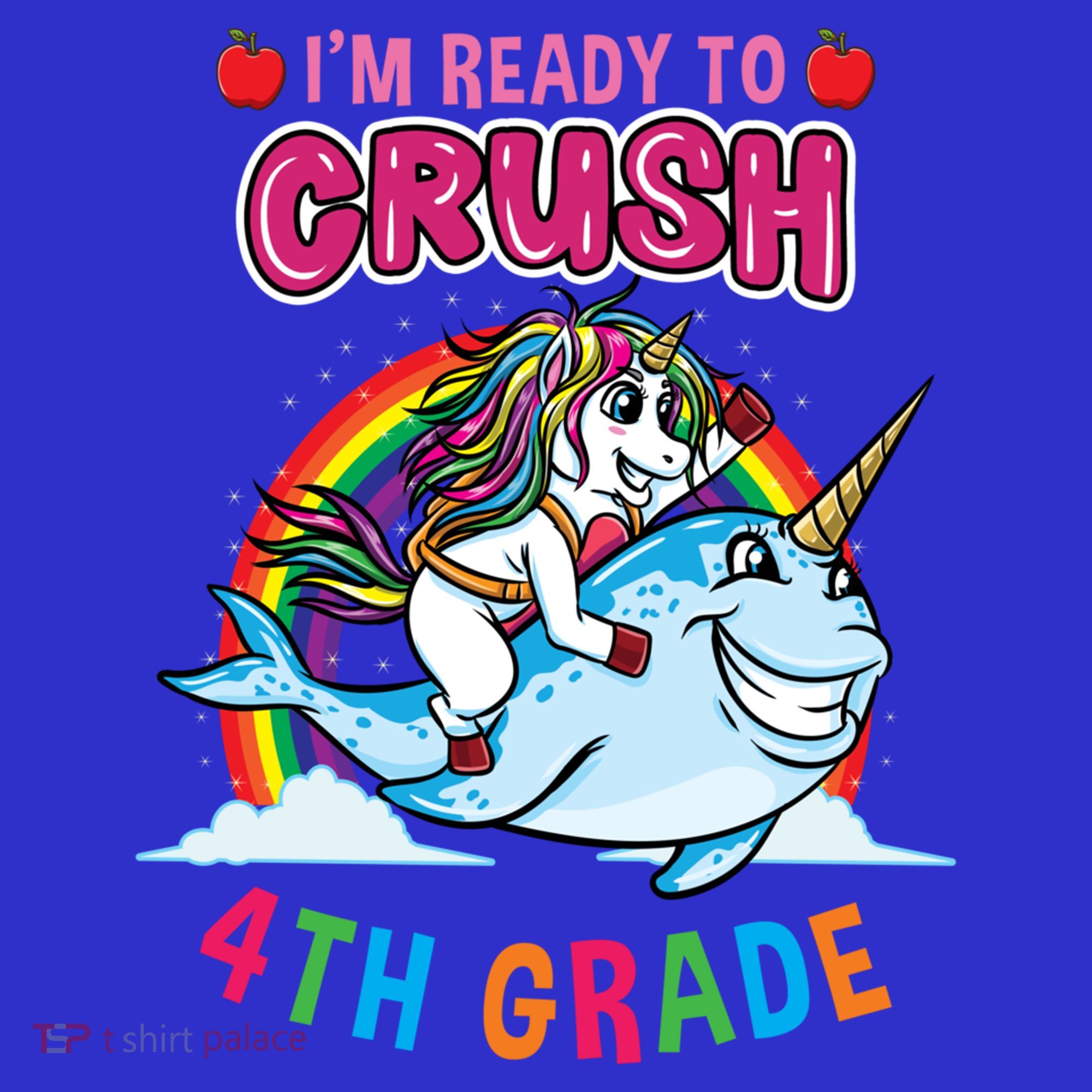Im Ready To Crush 4Th Grade Unicorn Back To School Gift Mousepad