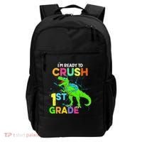 I'm Ready To Crush 1st Grade Dinosaur Back To School Backpack thumb 0