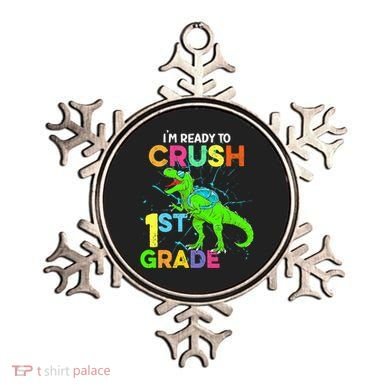 I'm Ready To Crush 1st Grade Dinosaur Back To School Ornament