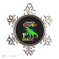 I'm Ready To Crush 1st Grade Dinosaur Back To School Ornament thumb 0