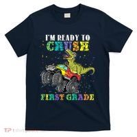 Im Ready To Crush First Grade Monster Truck Dinosaur T-Shirt thumb 0