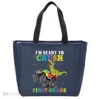 Im Ready To Crush First Grade Monster Truck Dinosaur Tote Bag thumb 0