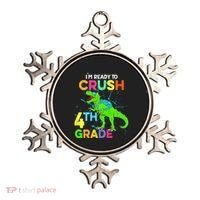 I'm Ready To Crush 4th Grade Dinosaur Back To School Ornament thumb 0