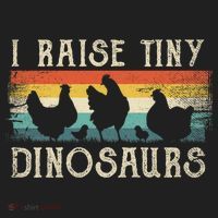 I Raise Tiny Dinosaurs Retro 70s Chicken Silhouette Women's Sweatshirt thumb 2