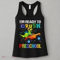 I'm Ready To Crush Preschool Dinosaur First Day of PreK Women's Tank Top thumb 3