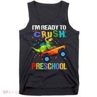 I'm Ready To Crush Preschool Dinosaur First Day of PreK Tank Top thumb 0