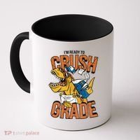 I'm Ready To Crush 1st Grade Dinosaur Coffee Mug thumb 0