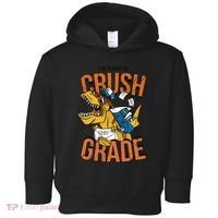 I'm Ready To Crush 1st Grade Dinosaur Toddler Hoodie thumb 0