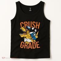 I'm Ready To Crush 1st Grade Dinosaur Tank Top thumb 2