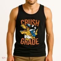 I'm Ready To Crush 1st Grade Dinosaur Tank Top thumb 3