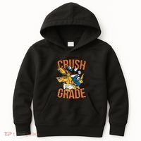 I'm Ready To Crush 1st Grade Dinosaur Kids Hoodie thumb 0