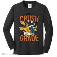 I'm Ready To Crush 1st Grade Dinosaur Kids Long Sleeve Shirt thumb 0