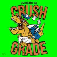 I'm Ready To Crush 1st Grade Dinosaur Long Sleeve Shirt thumb 2