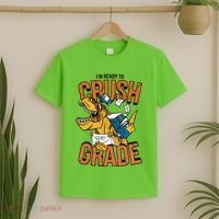 I'm Ready To Crush 1st Grade Dinosaur T-Shirt thumb 2