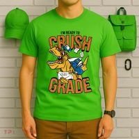 I'm Ready To Crush 1st Grade Dinosaur T-Shirt thumb 6