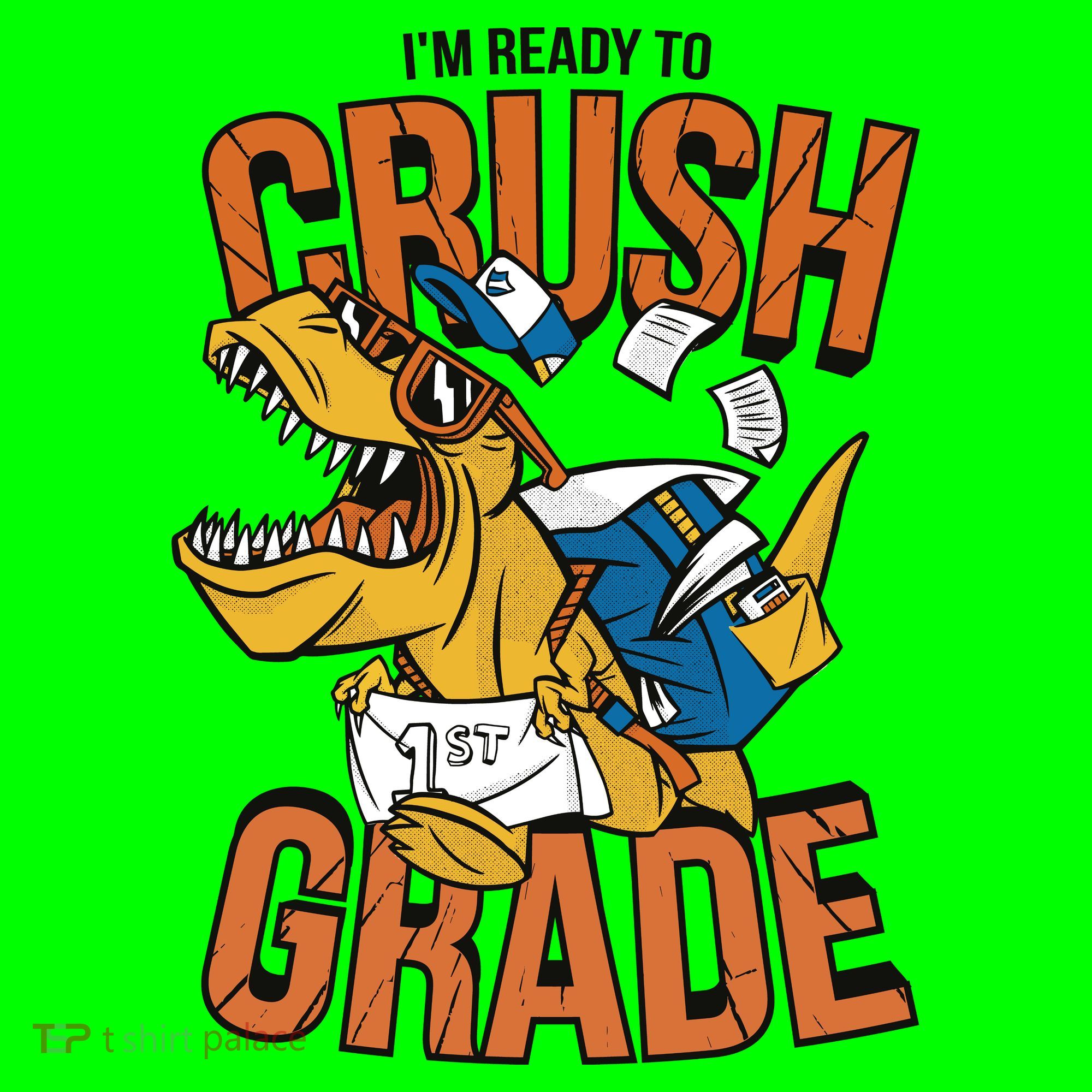 I'm Ready To Crush 1st Grade Dinosaur Mousepad