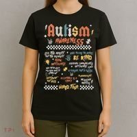 I Rock The Spectrum Autism World Autism Awareness T-Shirt thumb 4