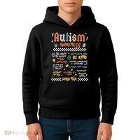 I Rock The Spectrum Autism World Autism Awareness Kids Hoodie thumb 4