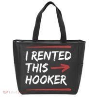 I Rented This Hooker Offensive Funny Tote Bag thumb 0