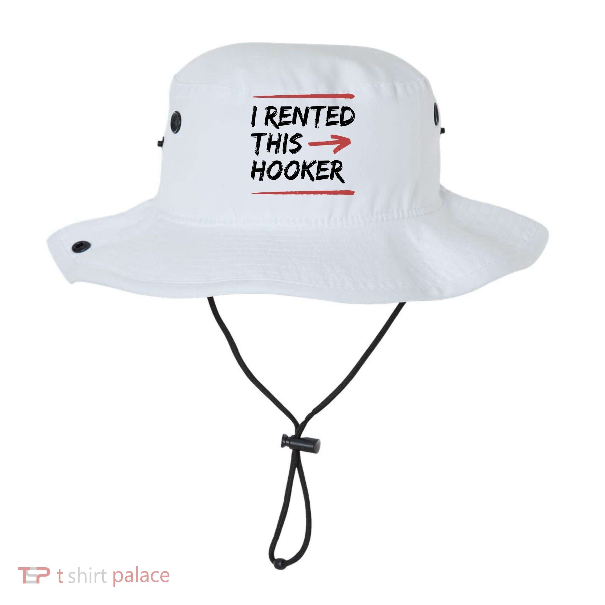 I Rented This Hooker Offensive Funny Bucket Hat