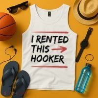 I Rented This Hooker Offensive Funny Tank Top thumb 4