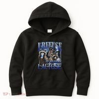 I Refuse To Tolerate Lactose Racoon Meme Lactose Intolerant Kids Hoodie thumb 0