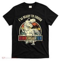 I'm Ready To Crush Kindergarten Dinosaur Back To School T-Shirt thumb 0