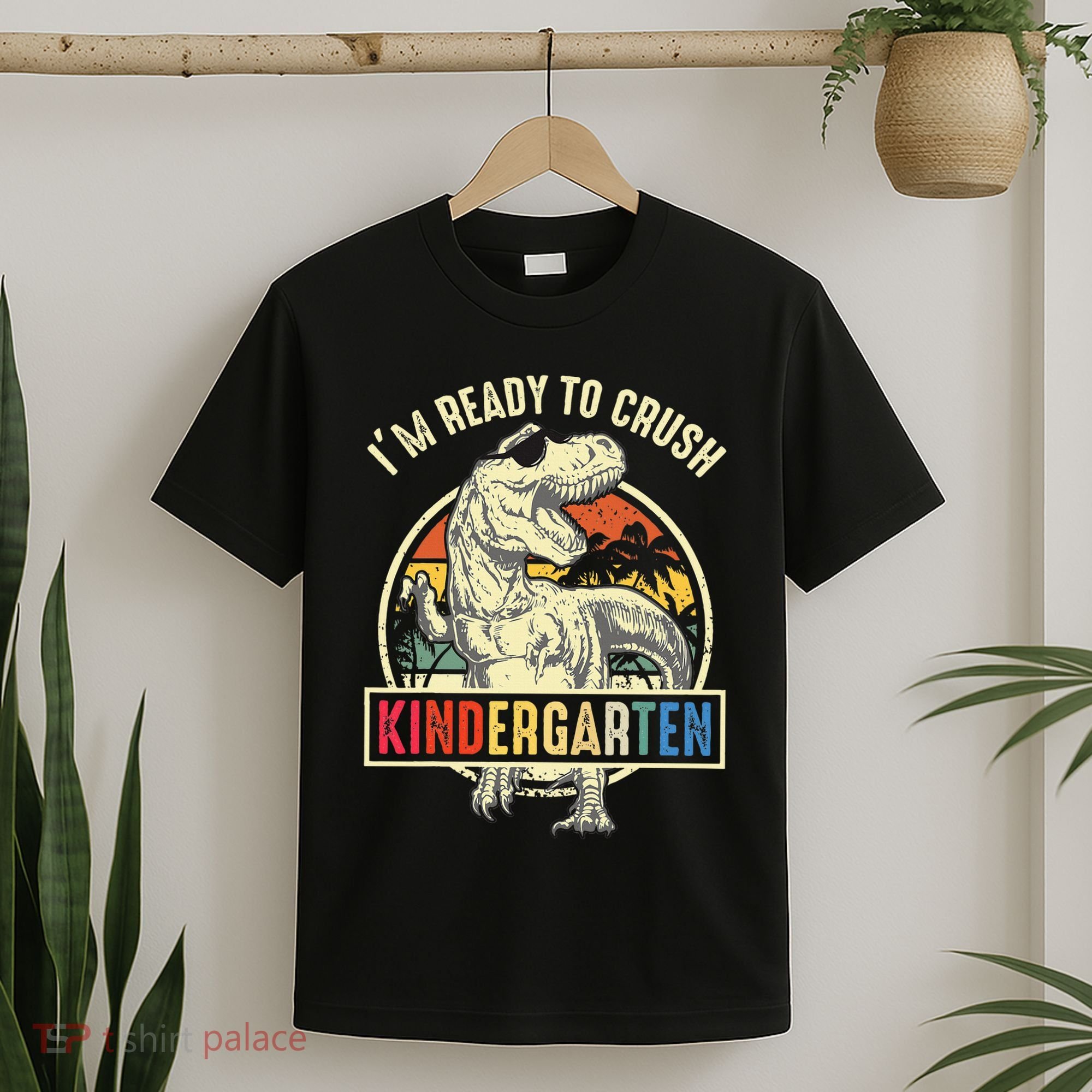 I'm Ready To Crush Kindergarten Dinosaur Back To School T-Shirt