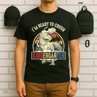 I'm Ready To Crush Kindergarten Dinosaur Back To School T-Shirt thumb 6