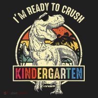I'm Ready To Crush Kindergarten Dinosaur Back To School Beanie thumb 2
