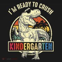 I'm Ready To Crush Kindergarten Dinosaur Back To School Women's Hoodie thumb 2