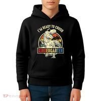 I'm Ready To Crush Kindergarten Dinosaur Back To School Kids Hoodie thumb 4