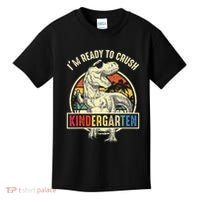 I'm Ready To Crush Kindergarten Dinosaur Back To School Kids T-Shirt thumb 0