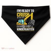 Im Ready To Crush Kindergarten Construction Vehicle Boy USA-Made Doggie Bandana thumb 0