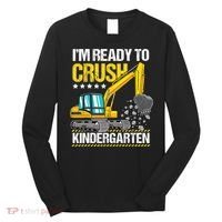 Im Ready To Crush Kindergarten Construction Vehicle Boy Long Sleeve Shirt thumb 0
