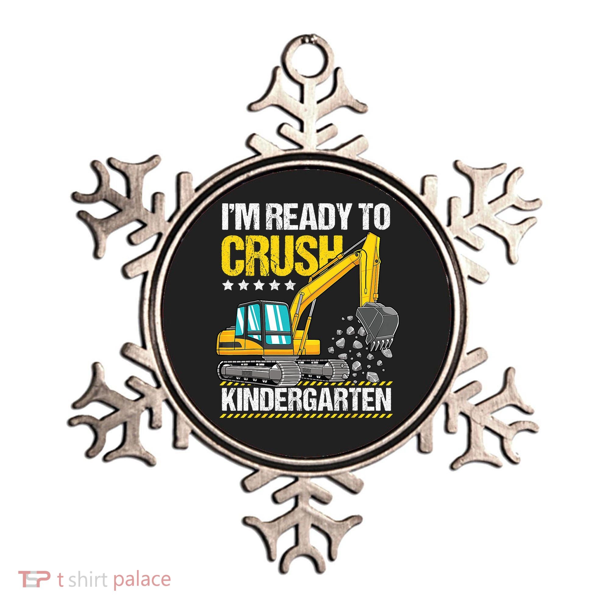 Im Ready To Crush Kindergarten Construction Vehicle Boy Ornament