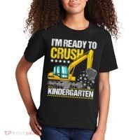 Im Ready To Crush Kindergarten Construction Vehicle Boy Kids T-Shirt thumb 2