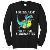 I'm Ready To Crush Kindergarten Trex Dinosaur Back To School Sweatshirt thumb 0