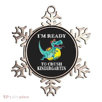 I'm Ready To Crush Kindergarten Trex Dinosaur Back To School Ornament